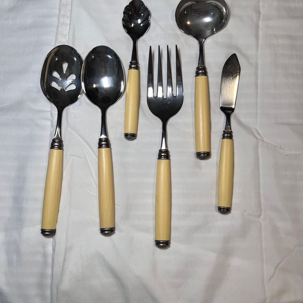 Nautica Bermuda Serving Utensils Set Kitchen Dining Collection